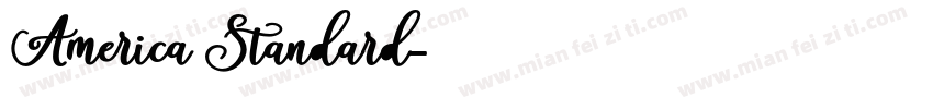 America Standard字体转换